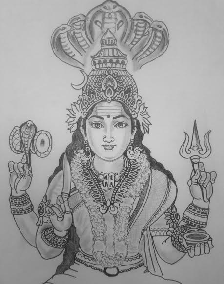 459x583 shivarathiri special drawing - Special Drawing