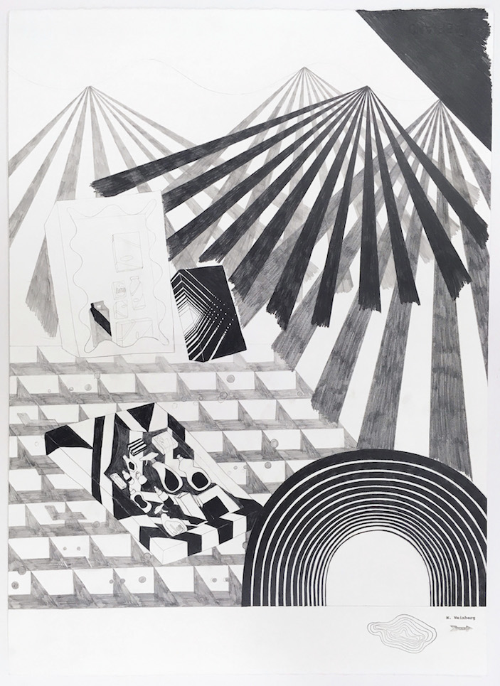 703x965 Drawing Michelle Weinberg - Special Effects Drawing