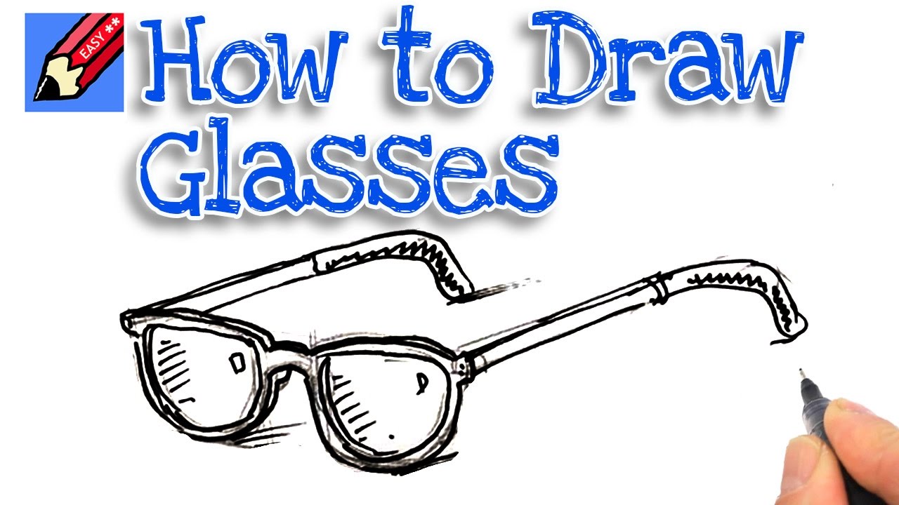 1280x720 learn how to draw a pair of spectacles real easy for kids - Specs Drawing