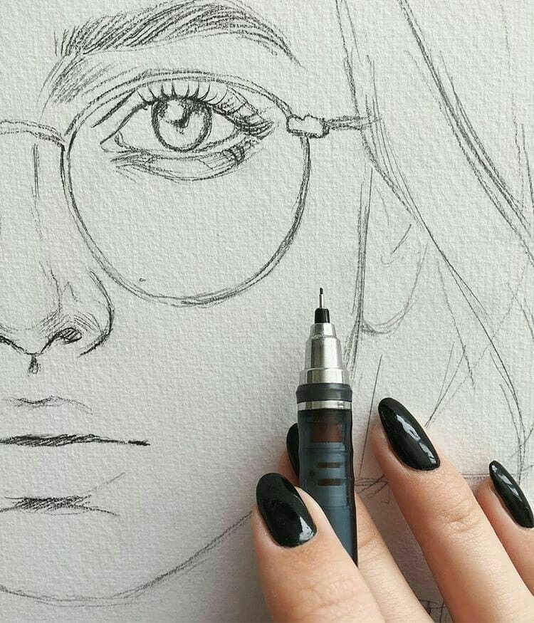 750x875 The Beauty In Specs Colors Pencil Drawings, Draw, Pencil - Specs Drawing