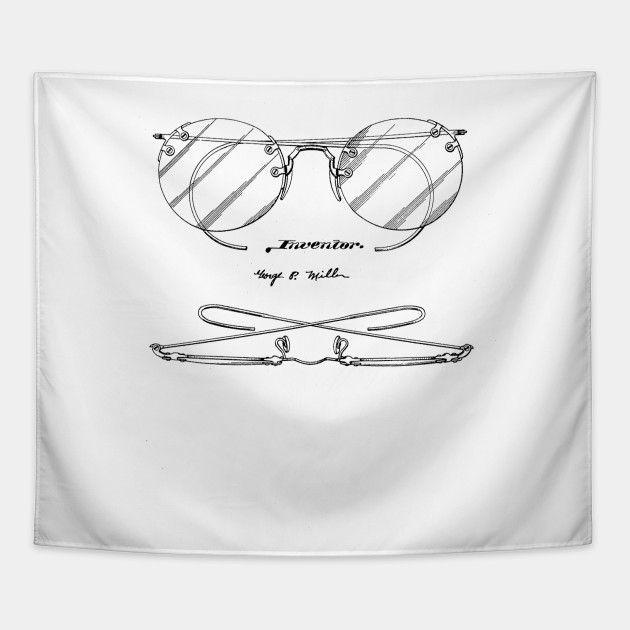 630x630 spectacles vintage patent hand drawing - Spectacles Drawing