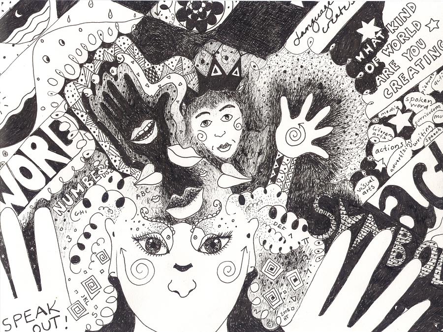 900x674 freedom of speech drawing - Speech Drawing