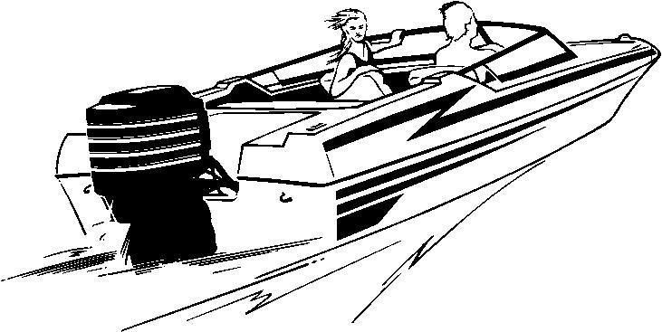 731x367 speed boat clip art - Speed Boat Drawing