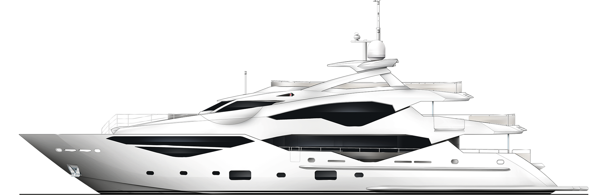 1999x645 drawing sailboats speed boat transparent png clipart free - Speed Boat Drawing