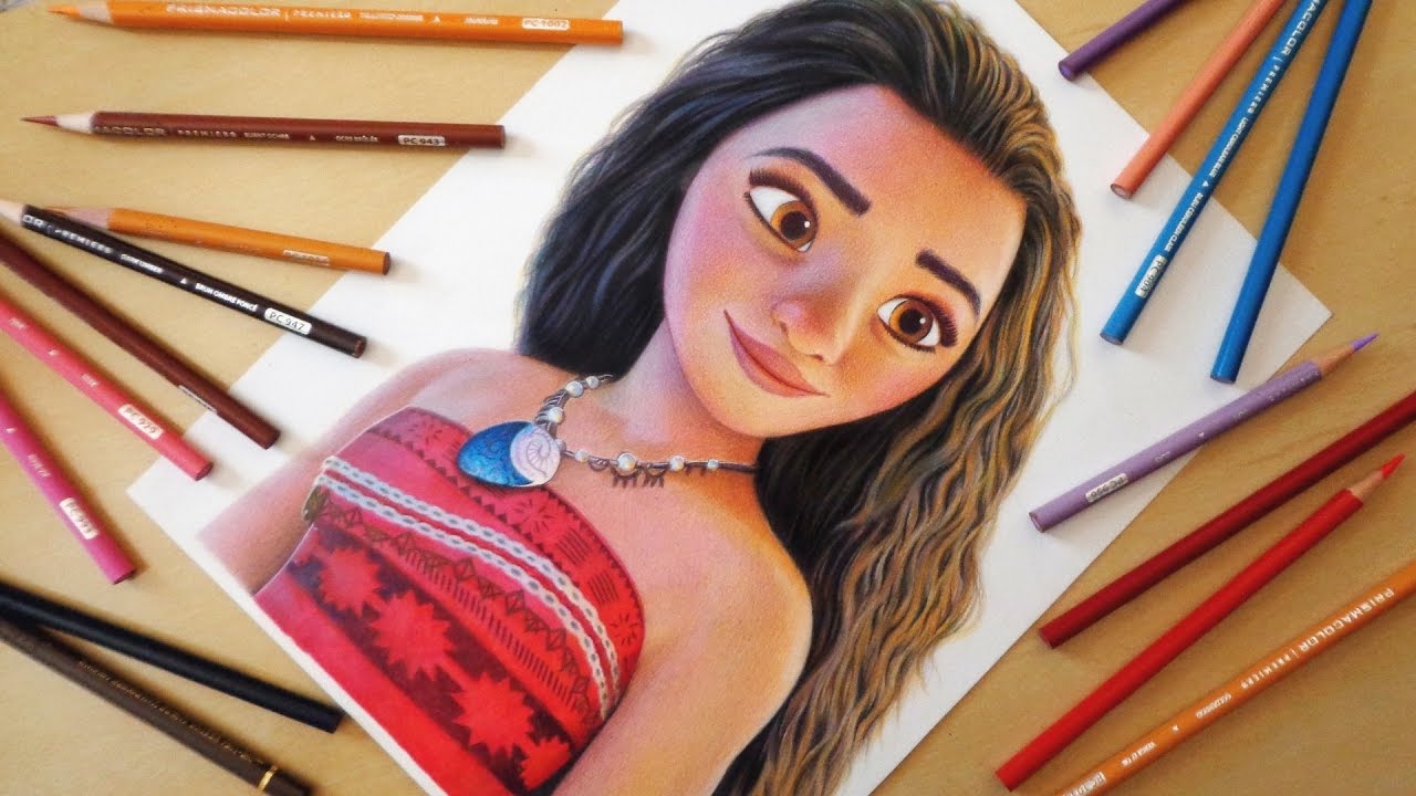 1280x720 speed drawing moana - Speed Drawing