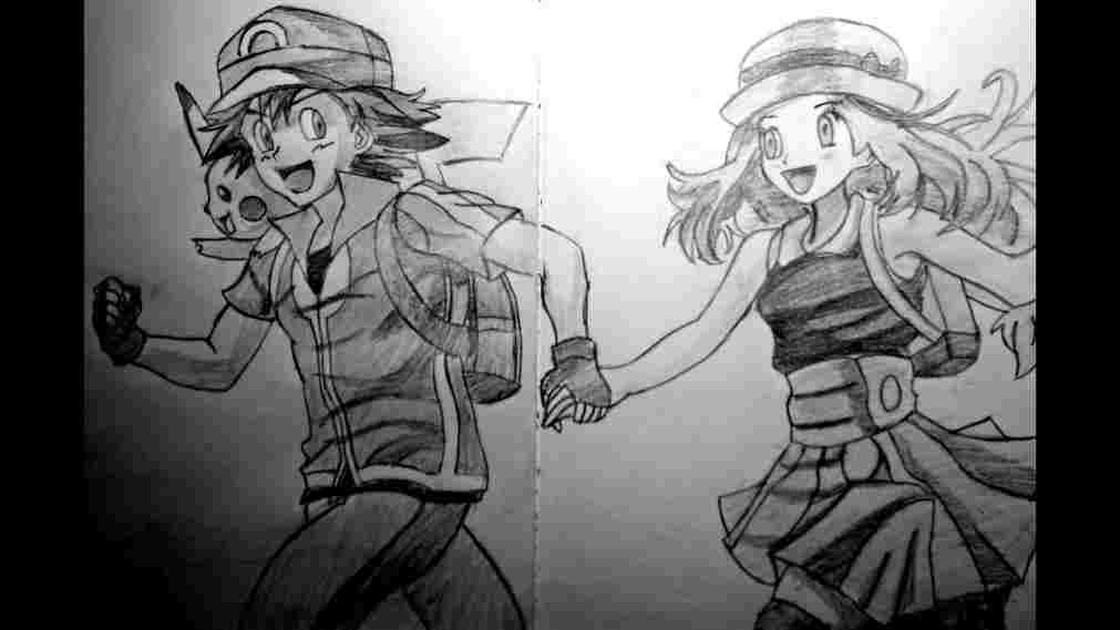 1011x569 to draw ash ketchum from pokemon youtuberhyoutubecom speed drawing - Speed Drawing