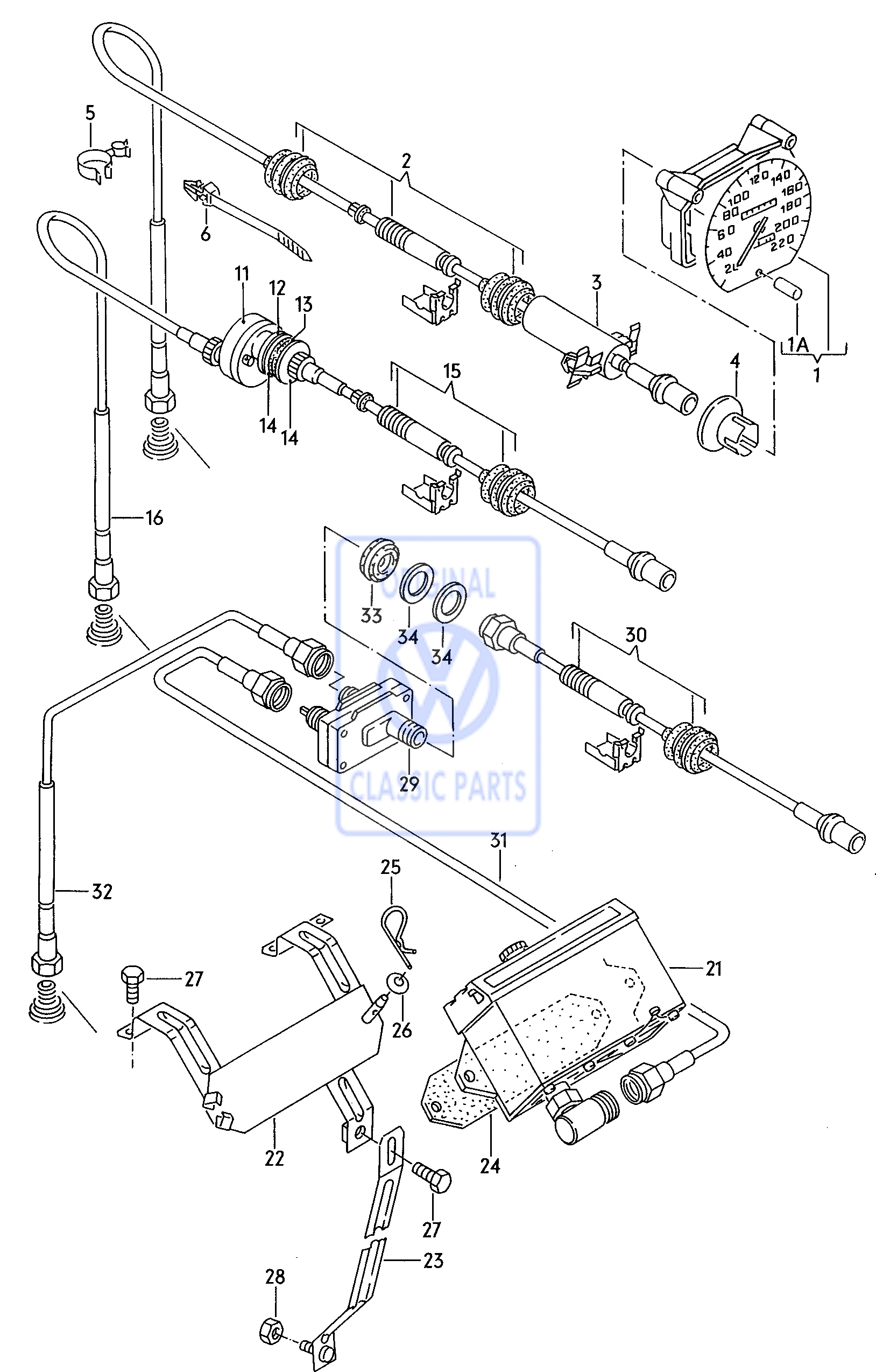1628x2548 speedometer drive cable - Speedometer Drawing
