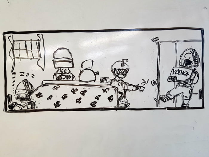 700x525 Just In Time For Spring Break, Here's A Whiteboard Drawing - Spetsnaz Drawing