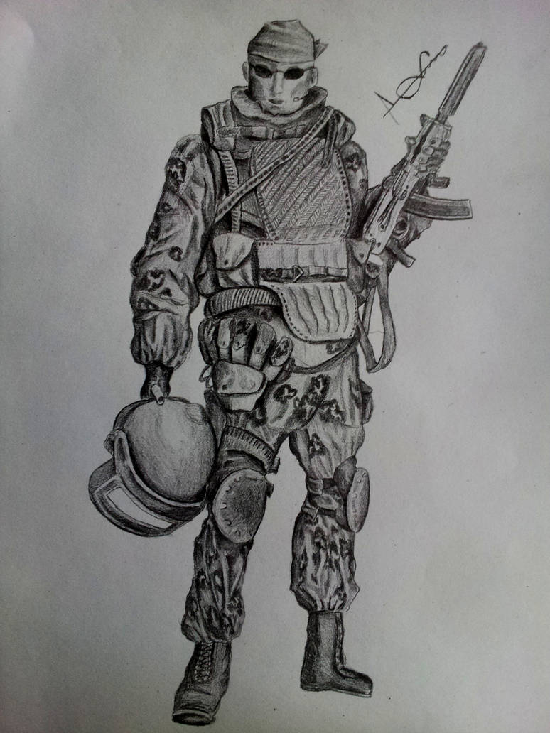 774x1032 Spetsnaz - Spetsnaz Drawing