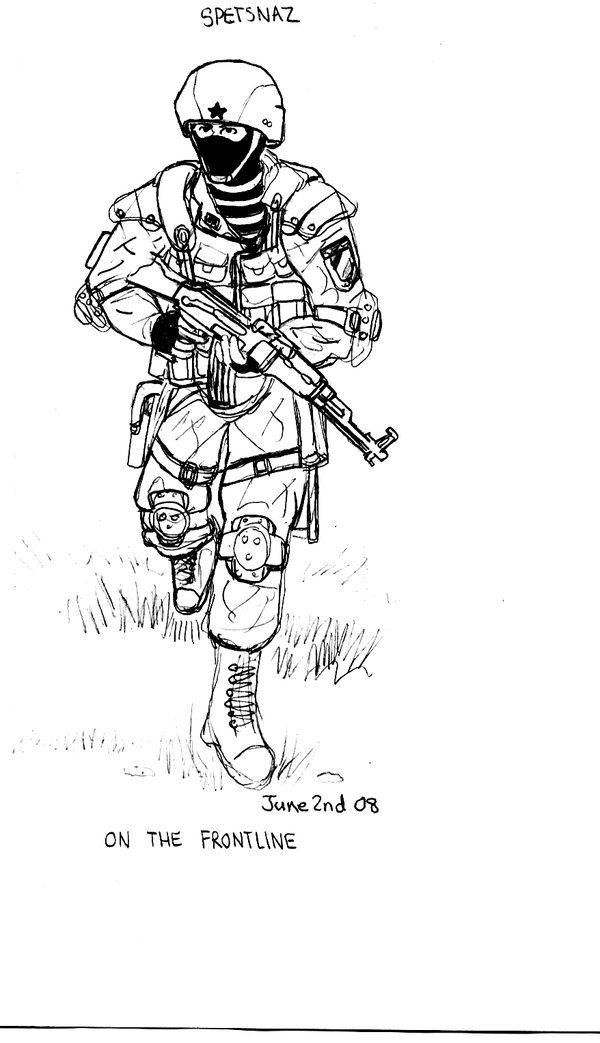 Spetsnaz Drawing at PaintingValley.com | Explore collection of Spetsnaz ...