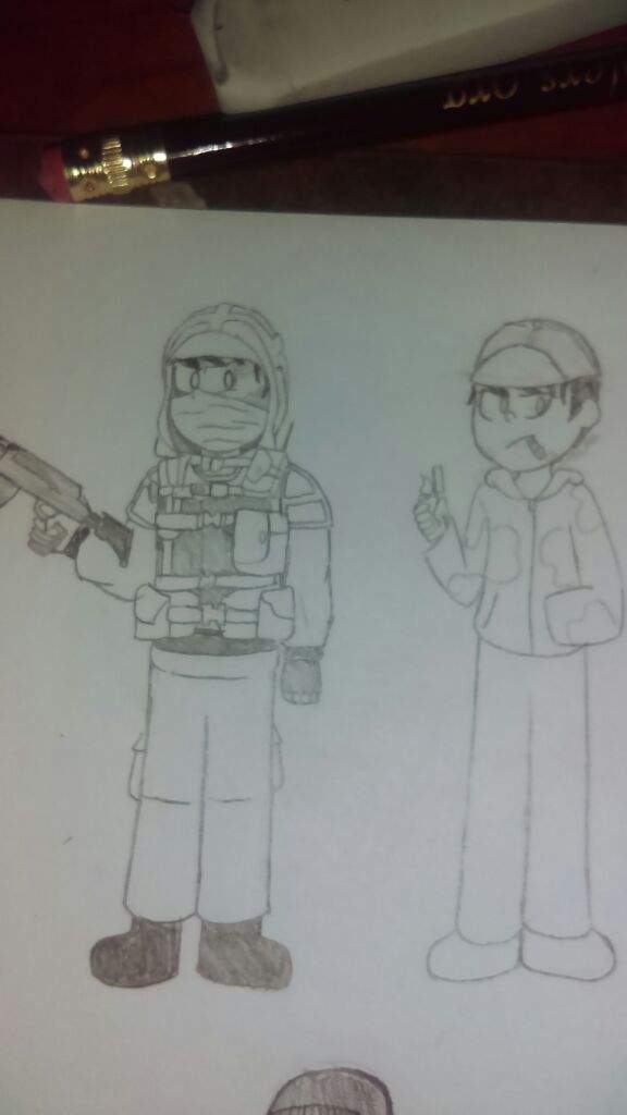 576x1024 Casual Looking Operators - Spetsnaz Drawing