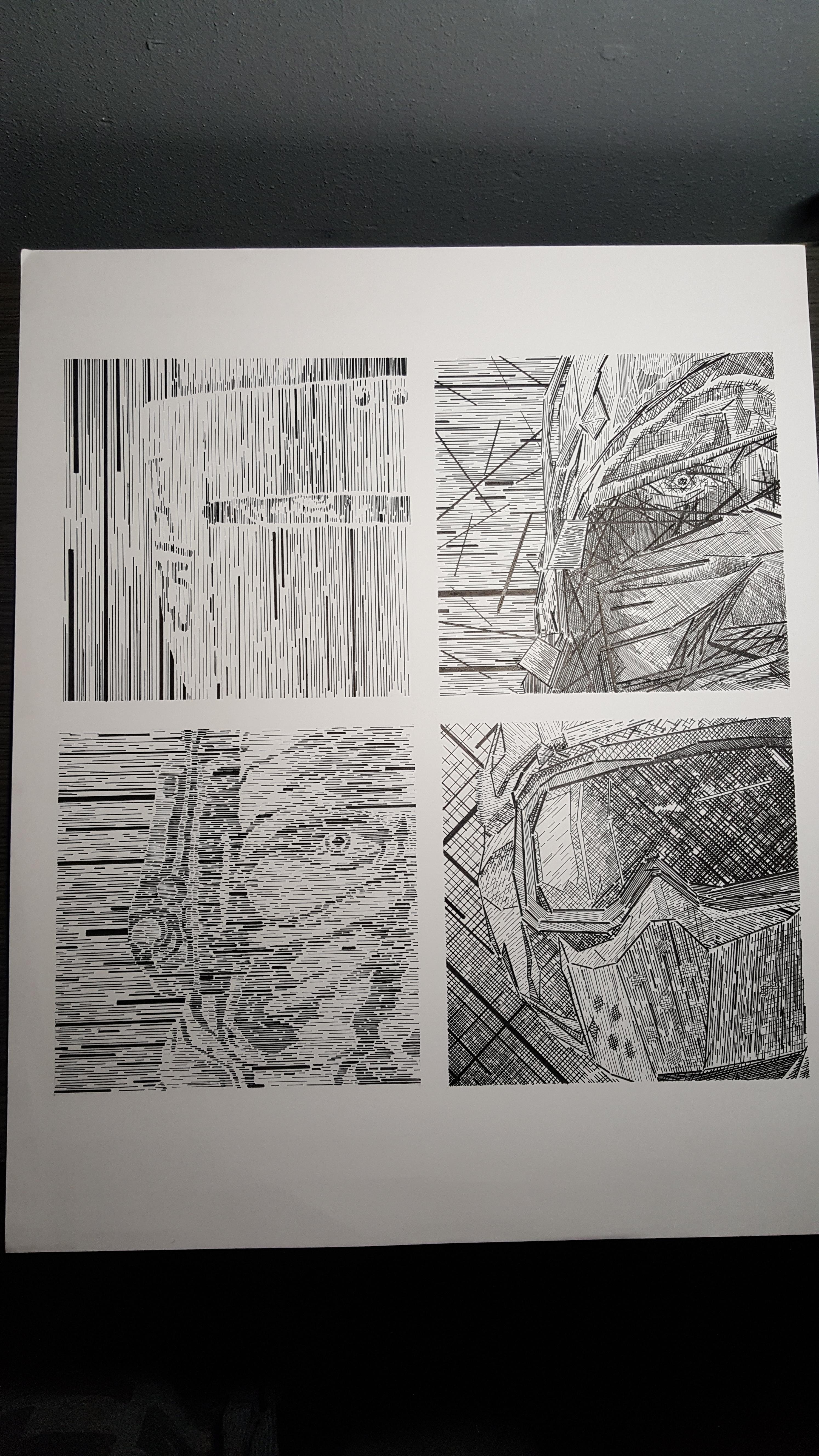 2988x5312 Drew All Spetsnaz With Only Lines - Spetsnaz Drawing