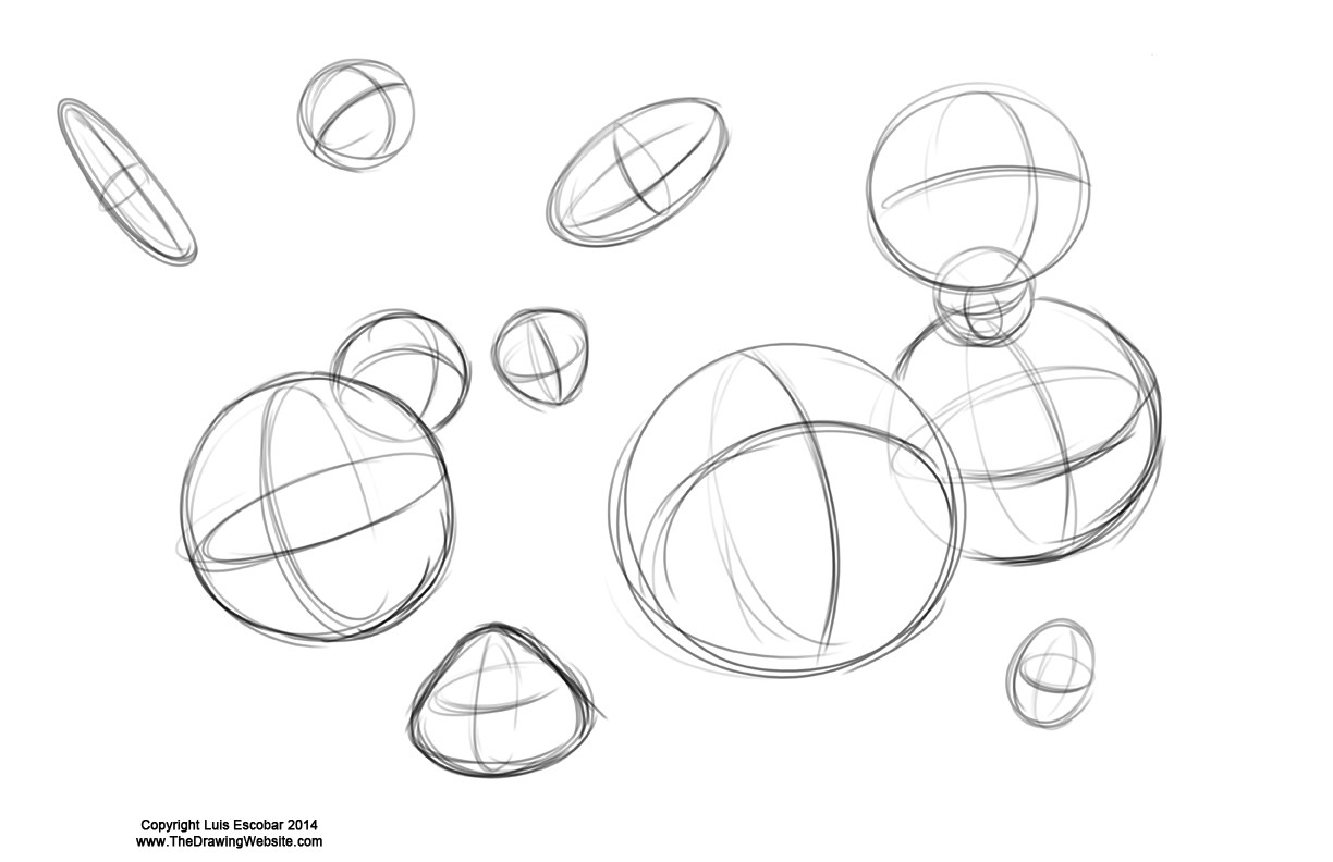 1224x792 practicing your draw fu forms forms are like sentencesthe - Sphere Drawing