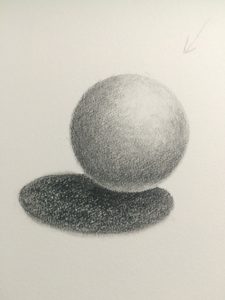 225x300 creating the illusion of a sphere helen c read art - Sphere Drawing