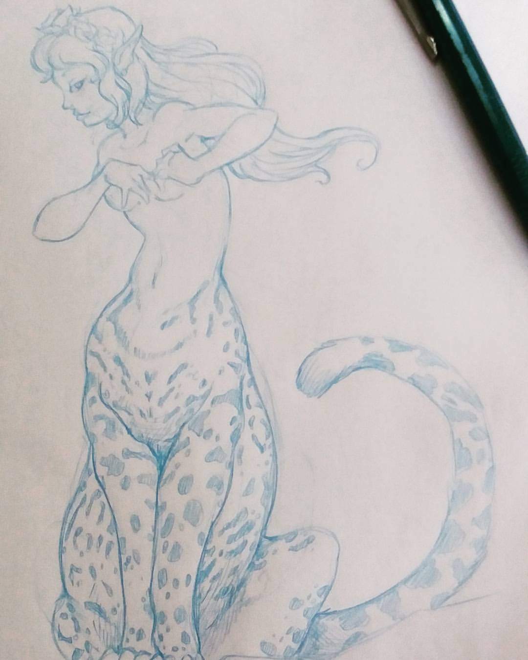 1080x1350 fer's works and stuff quick sphinx sketch for today - Sphinx Mythical Creature Drawing