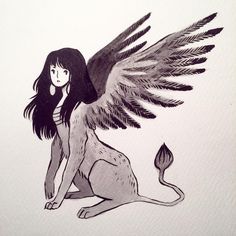 236x236 best sphinx images fantasy creatures, mythical creatures - Sphinx Mythical Creature Drawing