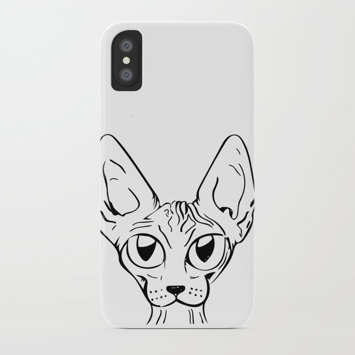 700x700 sphynx cat cartoon - Sphynx Cat Drawing