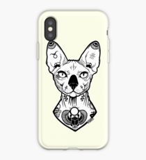 210x230 sphynx cat drawing iphone cases covers for xsxs max, xr, x - Sphynx Cat Drawing