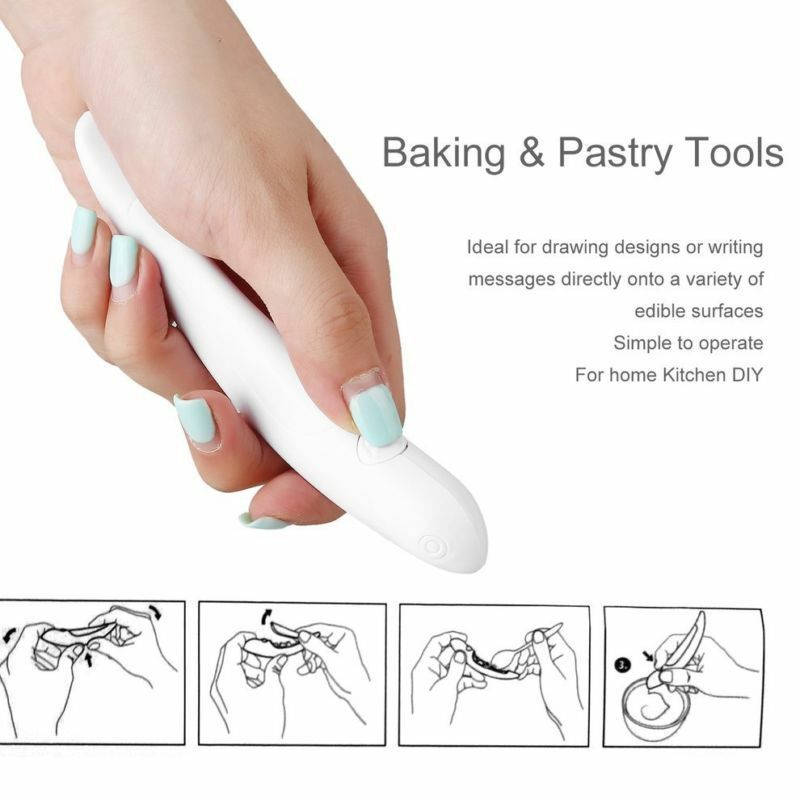 800x800 electrical latte art pen coffee spice pen cake decor pen for diy - Spice Drawing