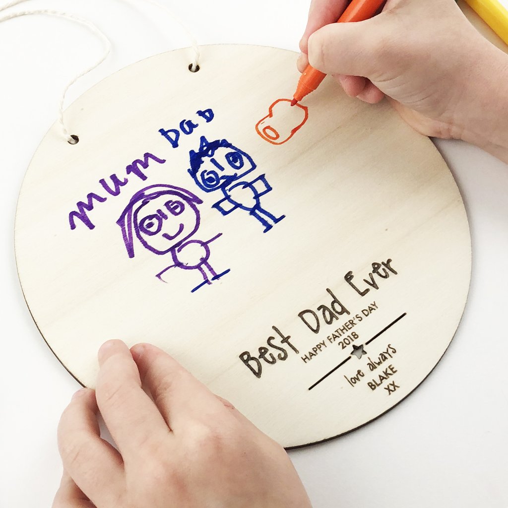 1024x1024 Kids Drawing Personalised Wall Hanging Colour And Spice Pty Ltd - Spice Drawing