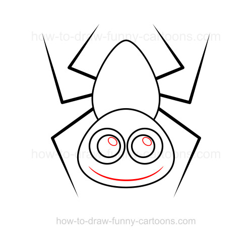 Spider Cartoon Drawing at PaintingValley.com | Explore collection of ...