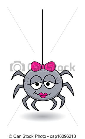 288x470 funny female halloween spider funny female spider cartoon - Spider Cartoon Drawing