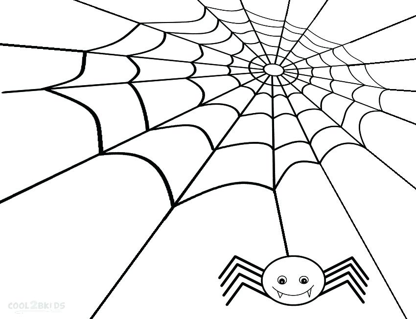 850x652 Spider Coloring Pictures Web Drawing For Kids - Spider Drawing For Kids