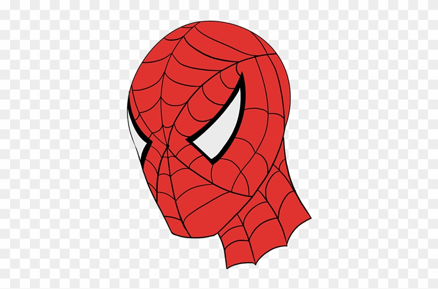 880x581 How To Draw Spiderman's Face Easy Drawing Guides - Spider Face Drawing