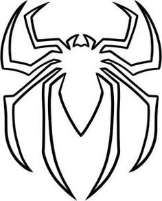 236x293 Spider Man's Mask Tutorial - Spider Face Drawing