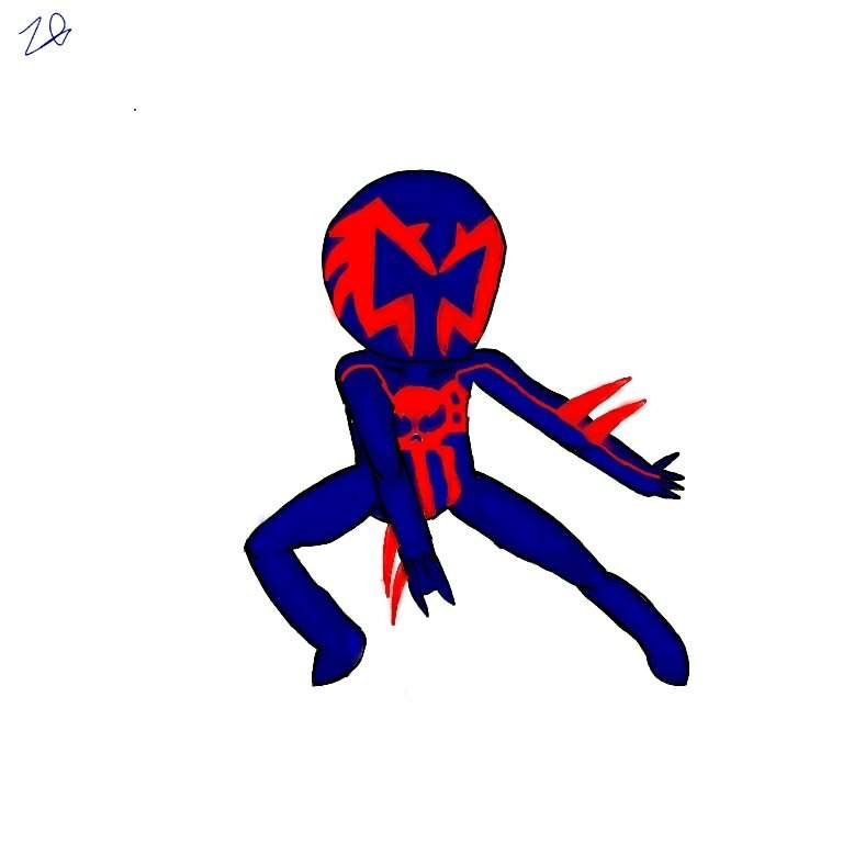 768x768 Spider Man - Spider Man 2099 Drawing