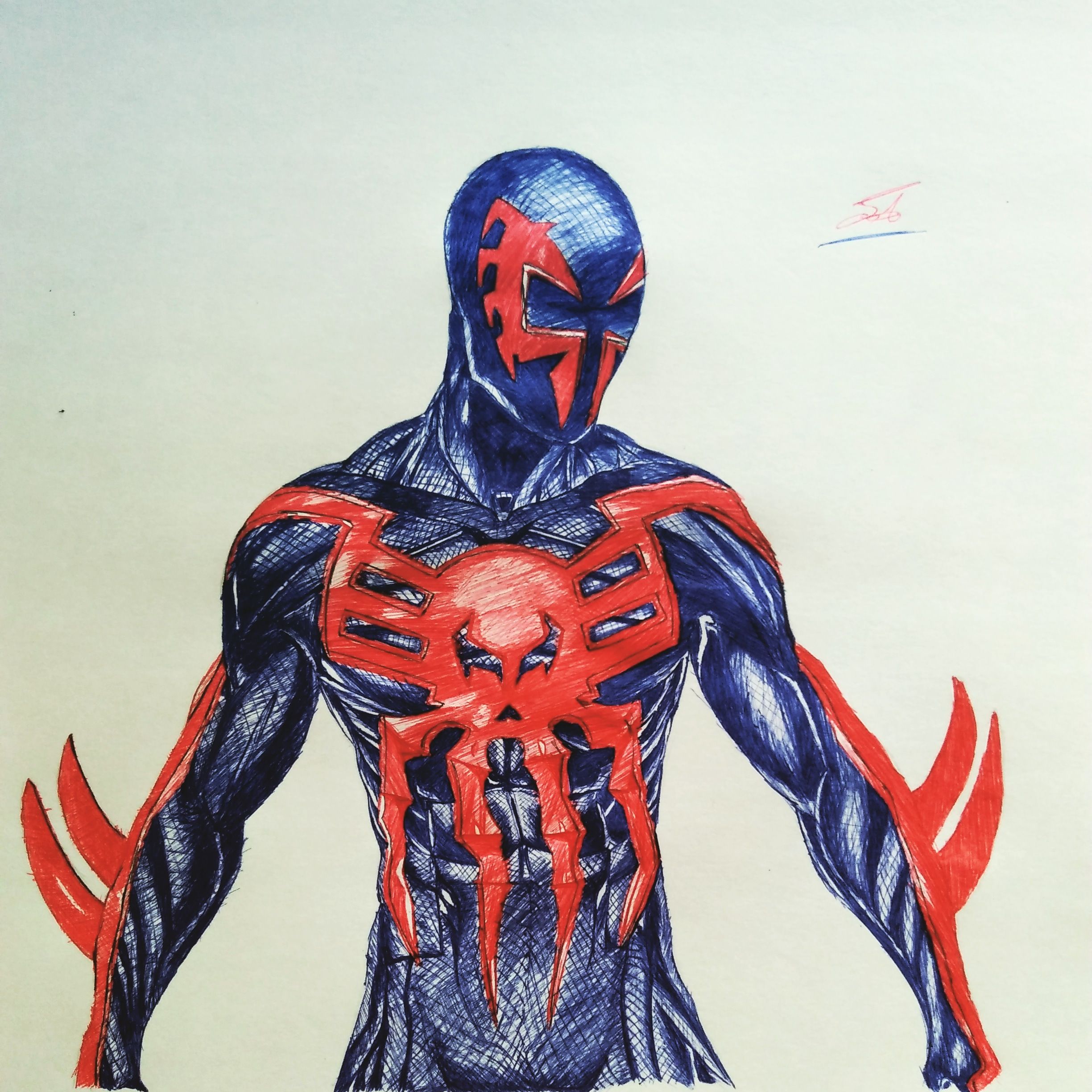 Spider Man 2099 Drawing at Explore collection of