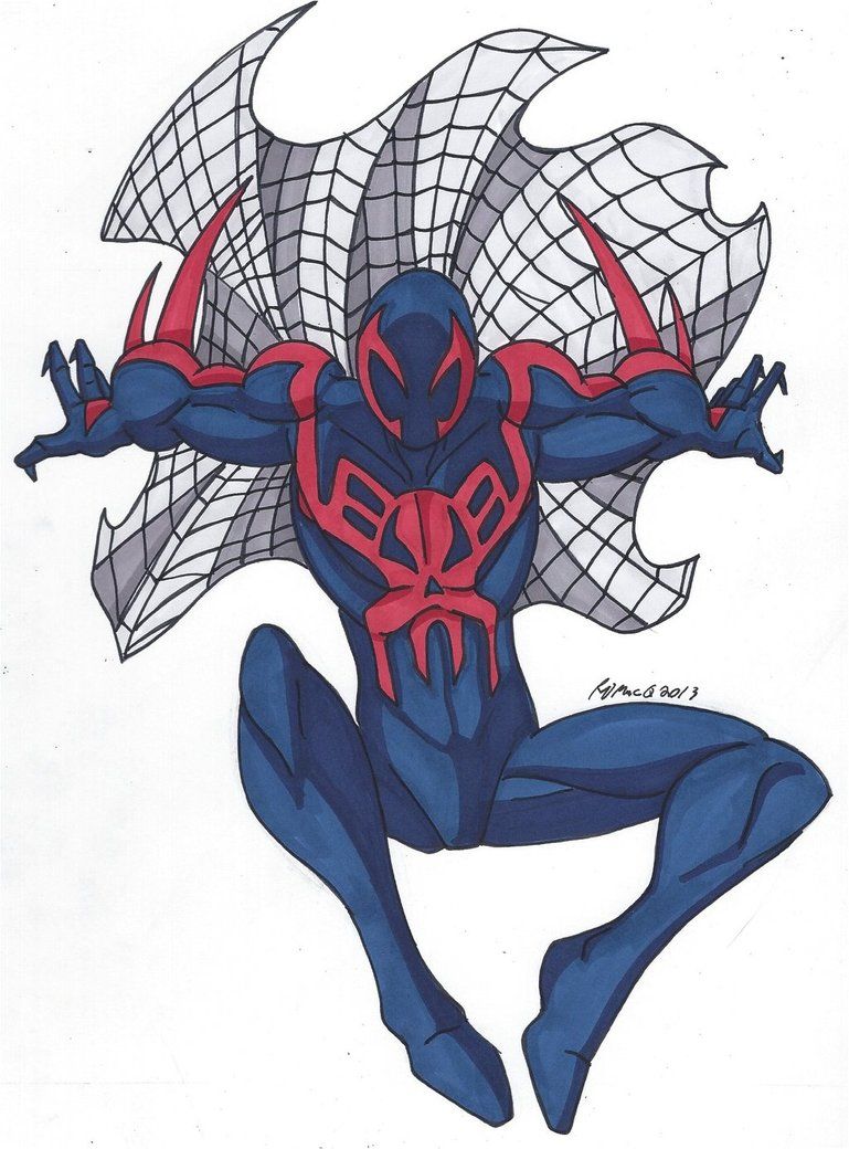 769x1040 Spidey Series Spider Man - Spider Man 2099 Drawing
