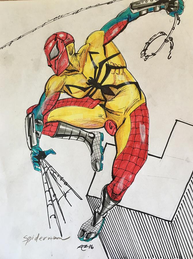 671x900 Spiderman Drawing - Spider Man 3 Drawing