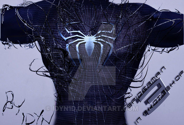 600x407 Spider Man Liquid Venom Drawing In Photoshop - Spider Man 3 Drawing