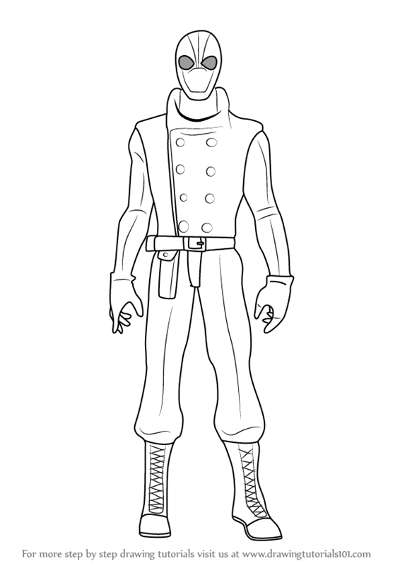 566x800 learn how to draw spider man noir from ultimate spider man - Spider Man For Drawing