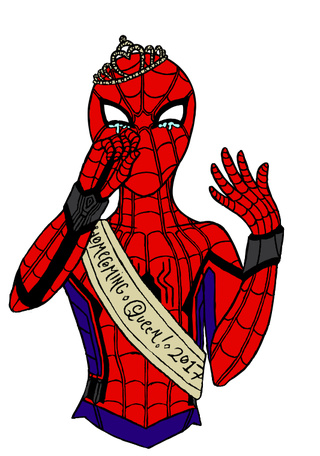 320x456 spidermanhomecoming drawings on paigeeworld pictures - Spider Man Homecoming Drawing