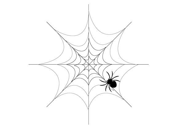 550x413 Draw A Spider Web Sketchbook Ideas Spider Web Drawing - Spider On Web Drawing