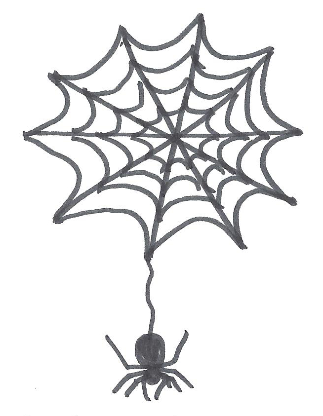 654x843 Venom Drawing Web For Free Download - Spider On Web Drawing