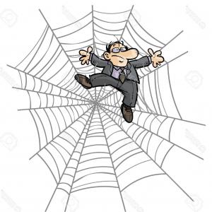 300x300 Spider Web Cartoon Drawing Man Spider Web Cartoon Drawing Isolated - Spider Web Cartoon Drawing