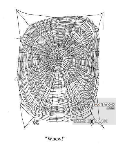 400x500 Spider Web Cartoons And Comics - Spider Web Cartoon Drawing