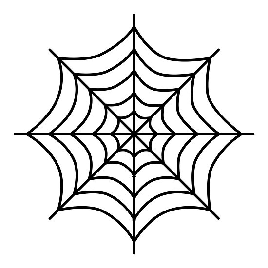 Spider Web Cartoon Drawing at PaintingValley.com | Explore collection ...