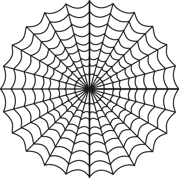 600x597 spiders web clip art free vector in open office drawing - Spider Web Drawing