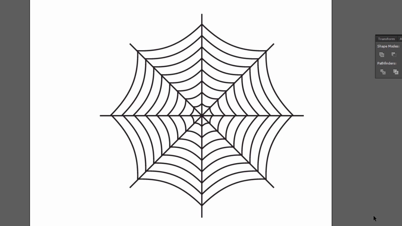 1280x720 Web Very Quick - Spider Web Line Drawing