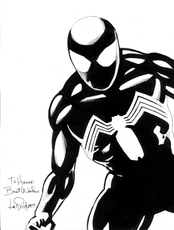 Spiderman Black Suit Drawing at Explore collection