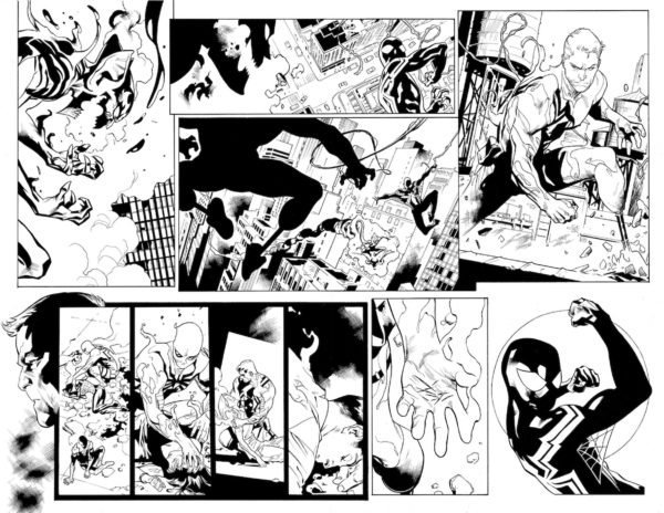 600x464 spider man returning to black suit - Spiderman Black Suit Drawing