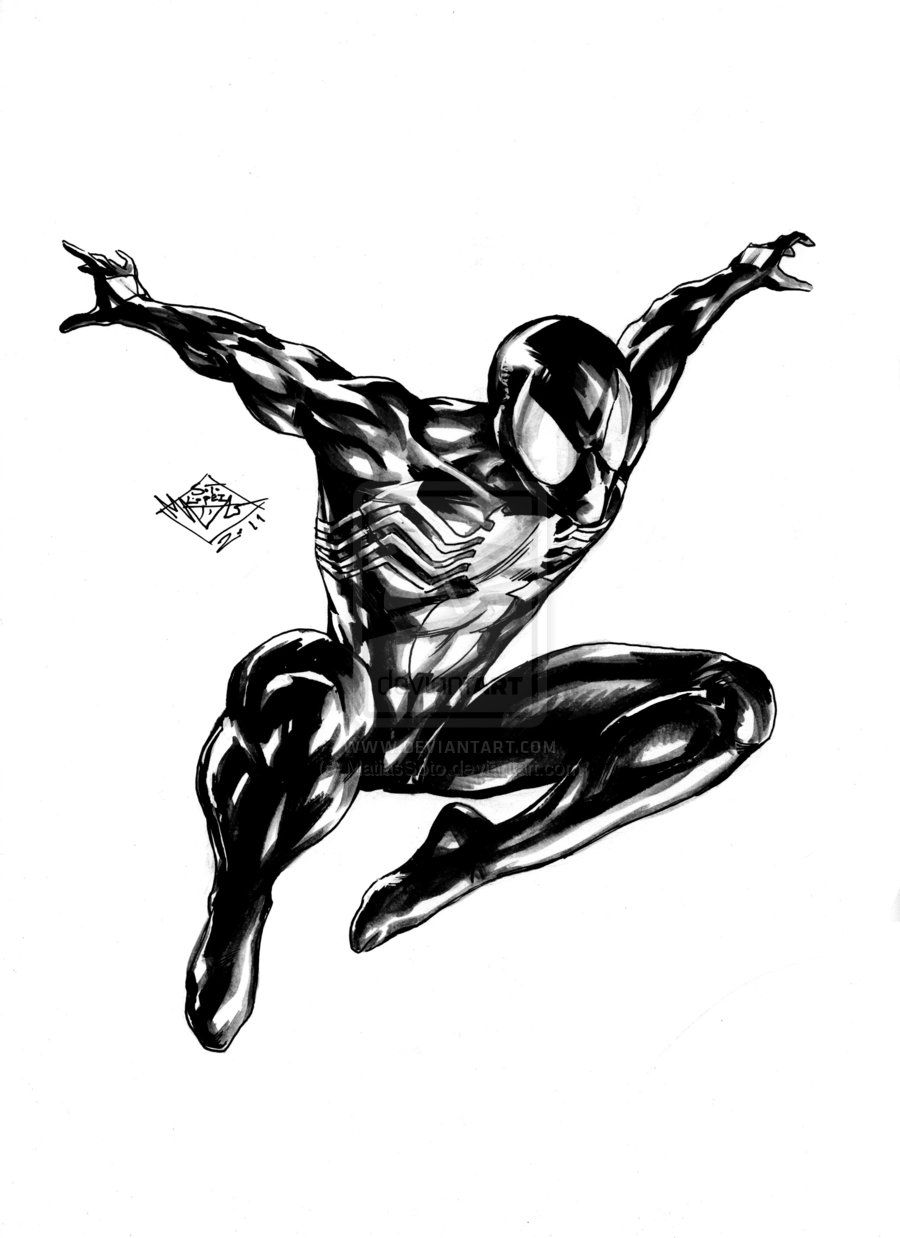 900x1238 alternate universe spiderman black suit spiderman - Spiderman Black Suit Drawing