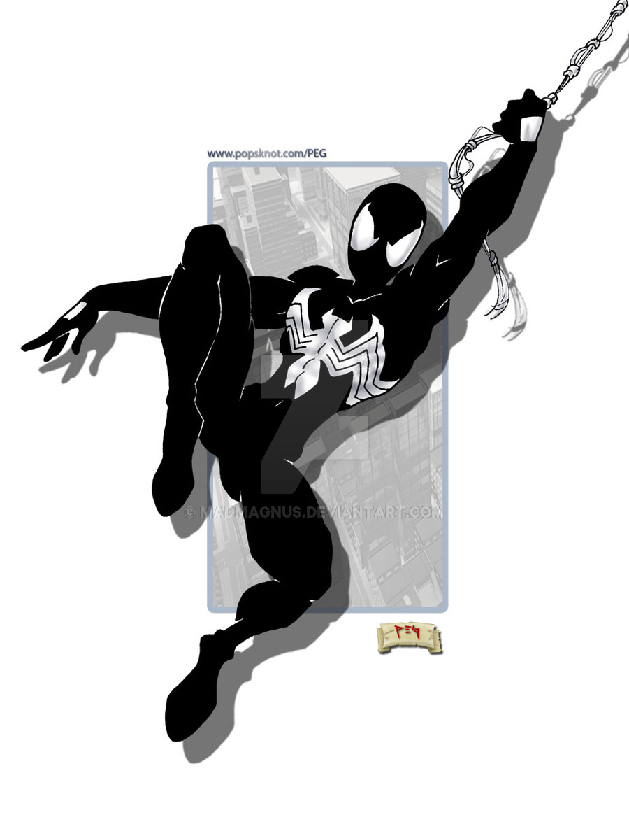 900x1165 black suit spider man - Spiderman Black Suit Drawing