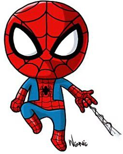 254x318 spiderman artdrawings cute kawaii drawings, cute - Spiderman Cartoon Drawing