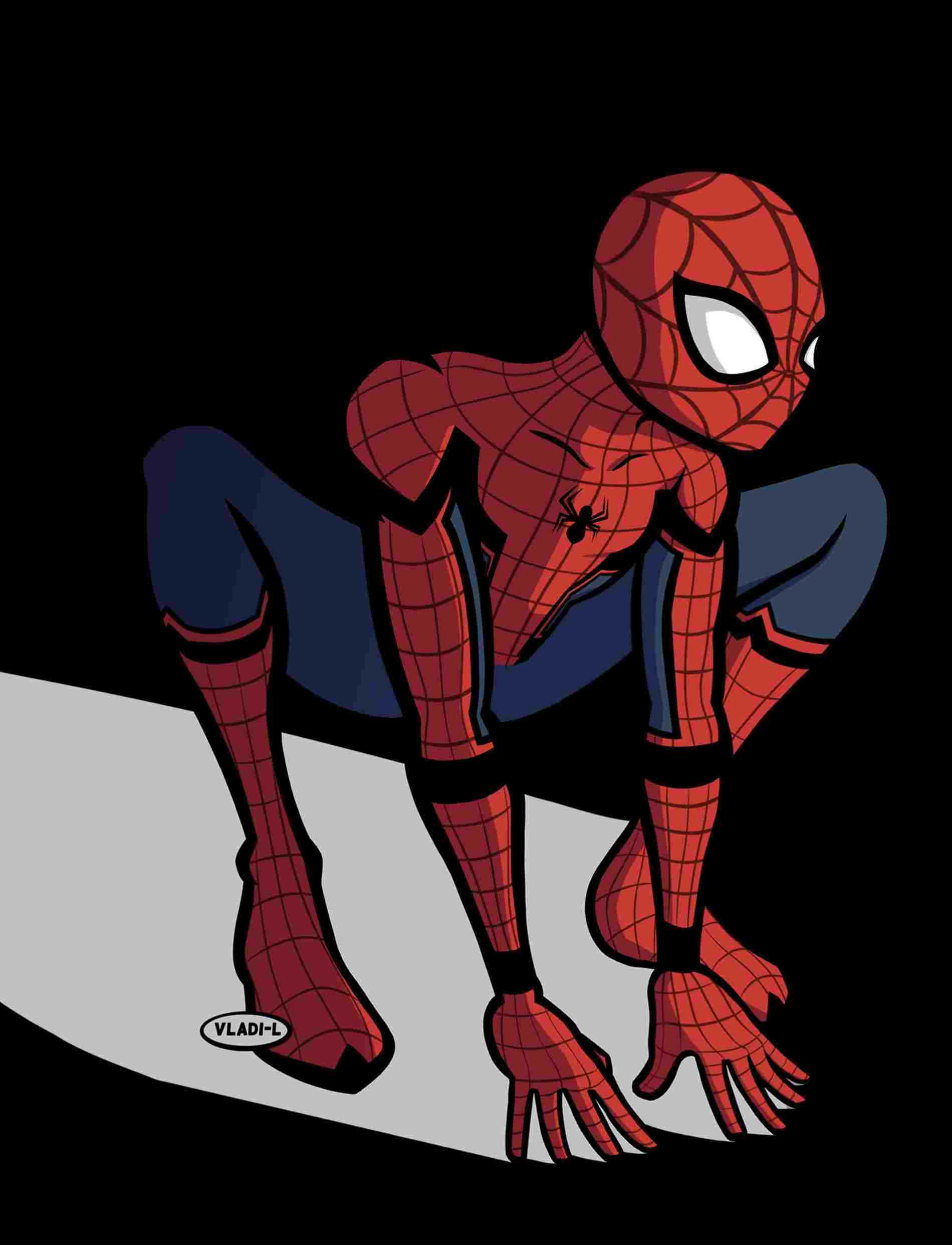 1900x2484 For Kids Printable Free Rhcom Spider Spiderman Cartoon - Spiderman Cartoon Drawing