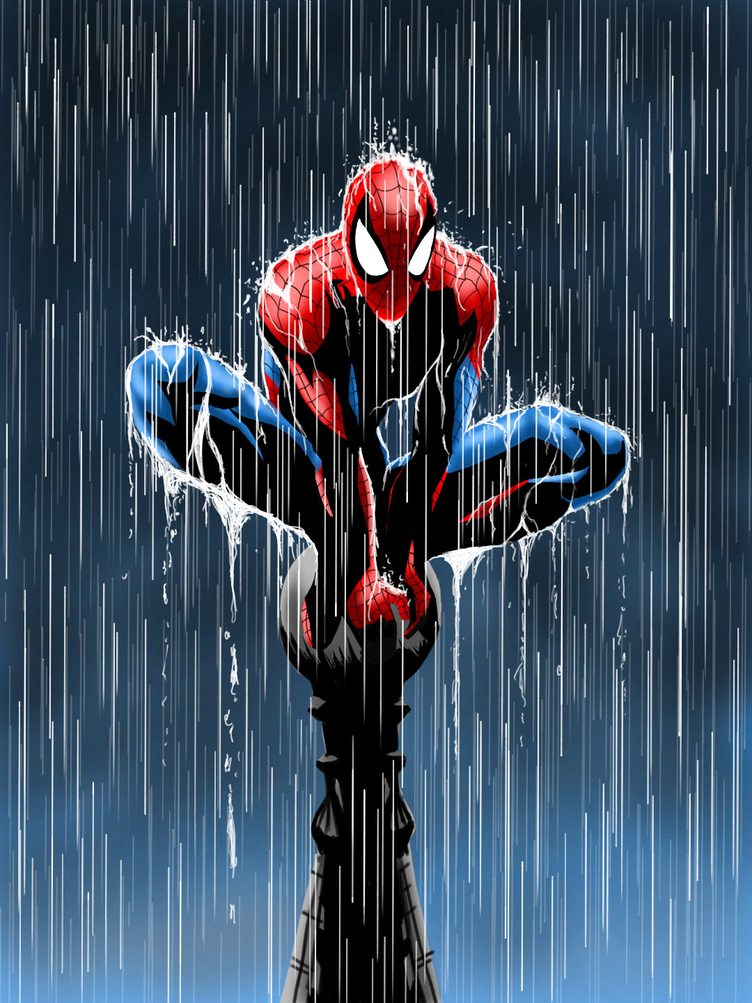 1080x1440 Artstation - Spiderman Cartoon Drawing